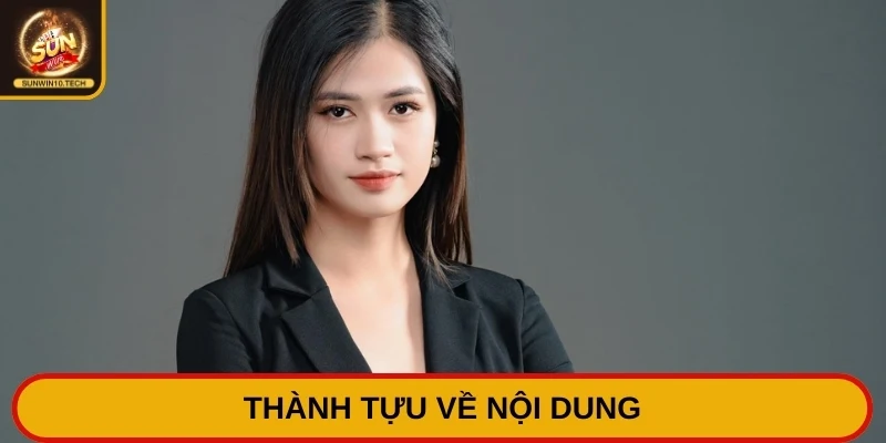 Thành tựu về nội dung